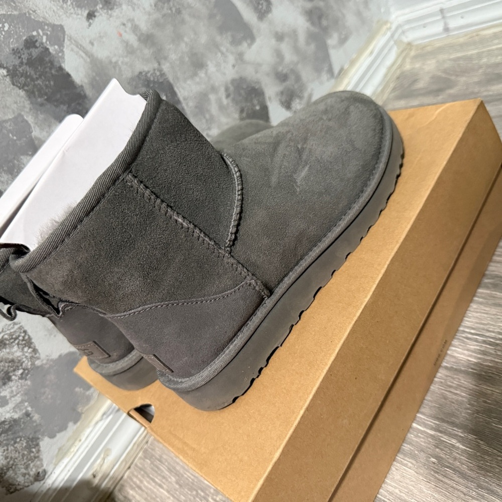 UGG Gray Ankle Boots